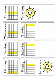 English Worksheet: Days of the week