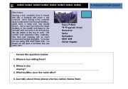 English Worksheet: A Postcard From Dubai