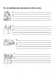 English Worksheet: Cindirella Story