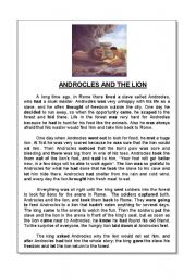 ANDROCLES AND THE LION