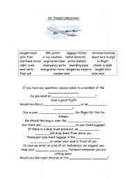 Air Travel Printable