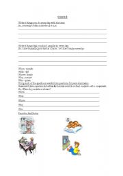 English Worksheet: Basic Grammar Revision