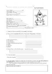 English Worksheet: Santa Claus is Comin to Town