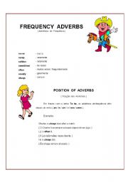 English Worksheet: Frequency Adverbs