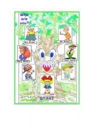 English Worksheet: The Family Game