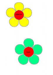 English Worksheet: grammar flowers