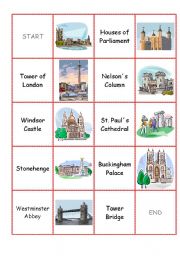 England domino cards part III (famous sights)