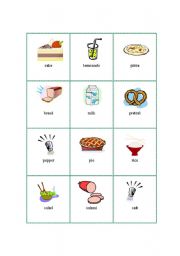English Worksheet: Picture Dictionary - Food 3