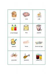 English Worksheet: Picture Dictionary - Food 5