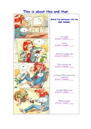 English Worksheet: This is about 