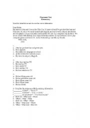 English worksheet: Simple Present/ Simple Past