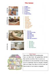 English Worksheet: the house and furniture
