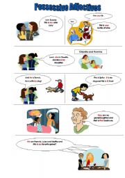 English Worksheet: Possessive Adjectives