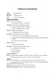 English Worksheet: used to lesson plan 