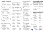 English Worksheet: Countries&Nationalities(Multible choice&odd one out activity)