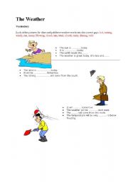 English Worksheet: Weather