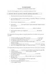 English Worksheet: Separable and Inseparable Phrasal Verbs