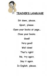Teachers Language