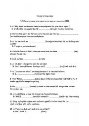 English worksheet: future tense