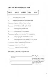 English Worksheet: POSSESSIVE ADJECTIVES