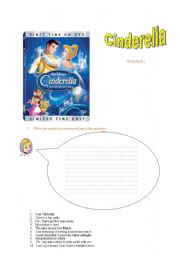 CINDERELLA WORKSHEET 1