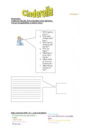 CINDERELLA WORKSHEET 2