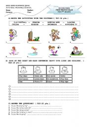 English Worksheet: likes&dislikes