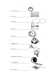 English worksheet: Colors