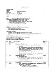 English Worksheet: future tense lesson plan