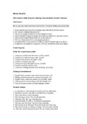 English worksheet: Mixed Rewrite