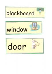 CLASSROOM SIGNS
