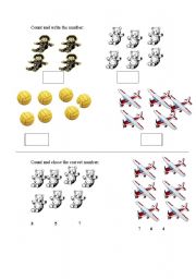 English worksheet: numbers