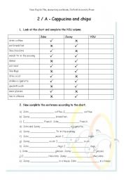 English Worksheet: present simple exercises