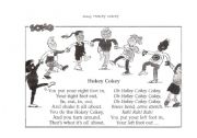 English Worksheet: SONG HOKEY COKEY