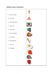 English Worksheet: Foods