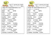 English Worksheet: grammer