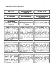 English Worksheet: articles