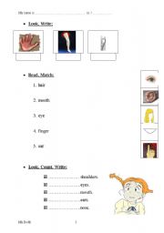 English worksheet: worksheet