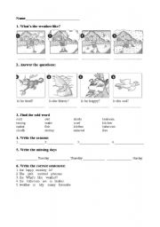 English Worksheet: Test