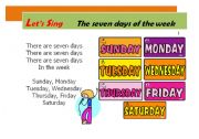 days of the week