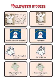 English Worksheet: js halloween riddles 02