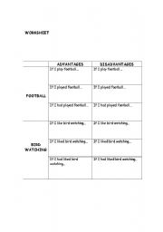 English Worksheet: if clauses