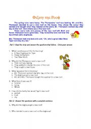 English Worksheet: Fixing the roof