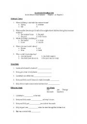 English worksheet: Betsys Busy Summer quiz