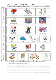 hobbies & interests guided paragraph writing