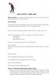 English Worksheet: Green Card