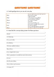 English worksheet: Asking Questions