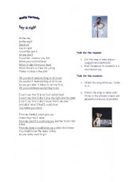 English Worksheet: Song Nelly Furtado Say It Right