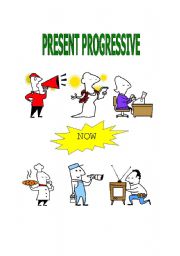 English Worksheet: Present Progressive