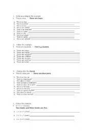 English Worksheet: This/That